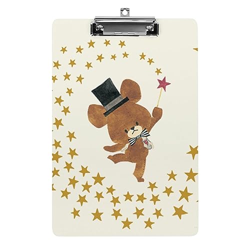 【A4サイズ】くまのがっこう クリップボード A4 バインダー クリップホルダー ファイル キャラクター おしゃれ かわいい 人気 事務用