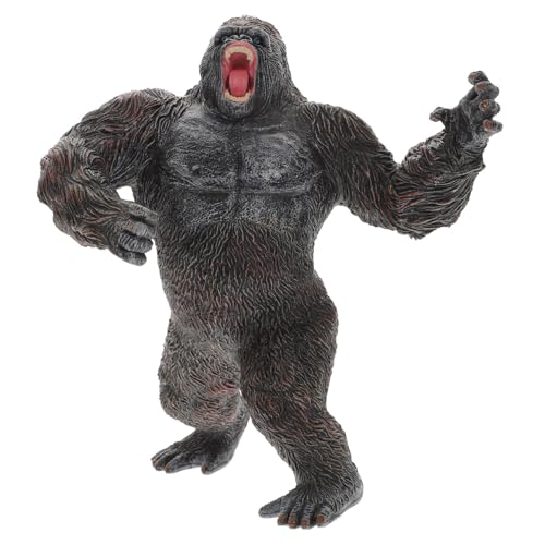 ledmomo リアルなシミュレーション猩猩置物 知育動物フィギュア 部屋やオフィス装飾用 認知力向上 教育プロジェクトに 入り堅牢プラスチッ