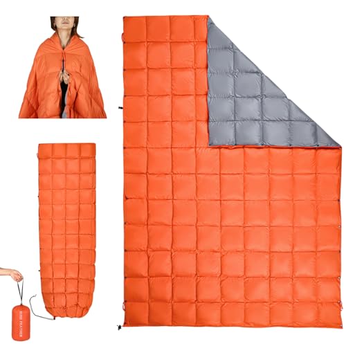 ROSE FEATHER Down Camping Blanket