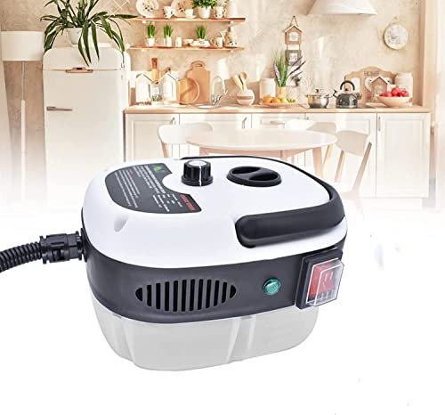 Treesunshine Nettoyeur vapeur portable haute pression 2500 W - Nettoyeur vapeur portable - 1000 ml - Nettoyeur vapeur haute température avec têtes de brosse - Nettoyeur vapeur multifonction