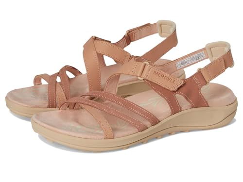 Merrell Women's Harbor Backstrap Sandal, Tan Rose 8 M