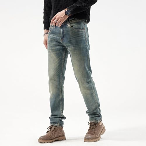 Jeans Pants Trouser Denim Spring and Autumn Men's Small Classic Stretch Retro Long4