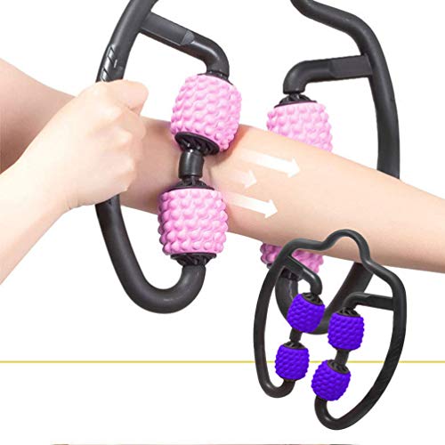 Massageador de rolo de espuma Besportble, haste de espuma, relaxador muscular, ponto gatilho, pantur