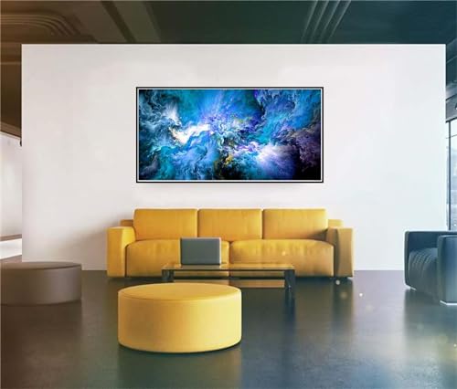 DIY diamant strass nuage bleu idée cadeau originale pour peinture artisanat enfant et adulte