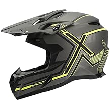 XFMT DOT Adult Dirt Bike Helmet Motocross ATV Off-Road BMX Full Face Motorcycle Helmets Gray, Medium