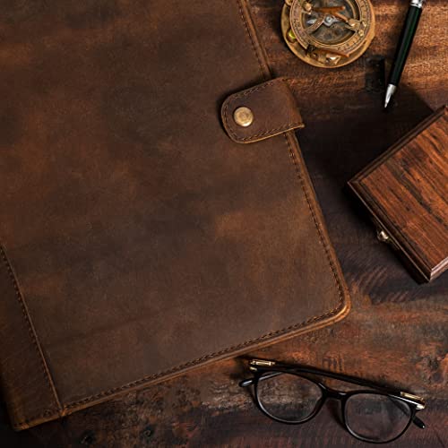 Leather Portfolio - Professional Portfolio Organizer, Resume Folder, Leather Padfolio For Men And Women, Business Portfolio With Cardholder, Portfolio Folder - Leather Folder #TOP5