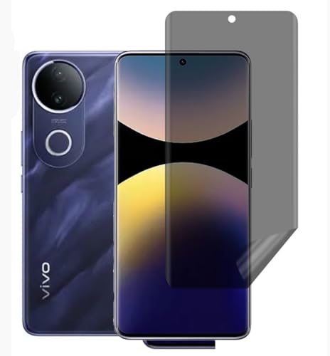 Image of ZARALA Privacy Hydrogel Screen Protector for Vivo V50, Vivo V50e, Vivo T4 Lite and iQOO Z10R Anti-Spy Flexible TPU Private Protective Film, Anti-Scratch Anti-Peeping Ultra-Thin Soft Hydrogel Protective Film