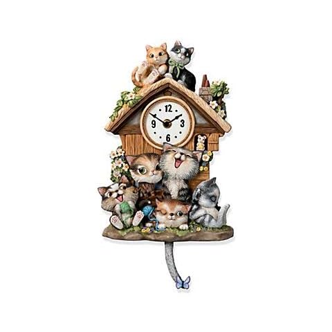 Bradford Exchange Cat Inspired Cuckoo Clock Cover