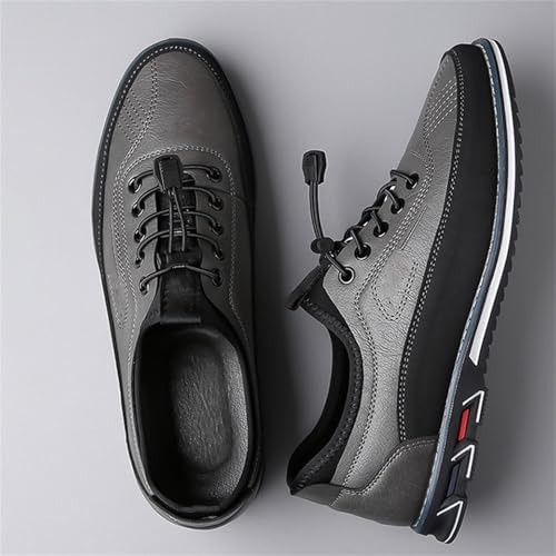 Zapatos casuales para hombre planos para evitar el cansancio en la oficina 6