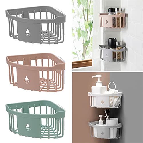 Rangement de salle de bain d'angle pour éliminer le désordre mural - 8