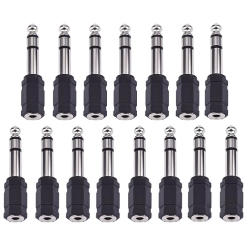 Conector estéreo para micrófono DOITOOL 45 unidades adaptador de audio de 6.5mm 3