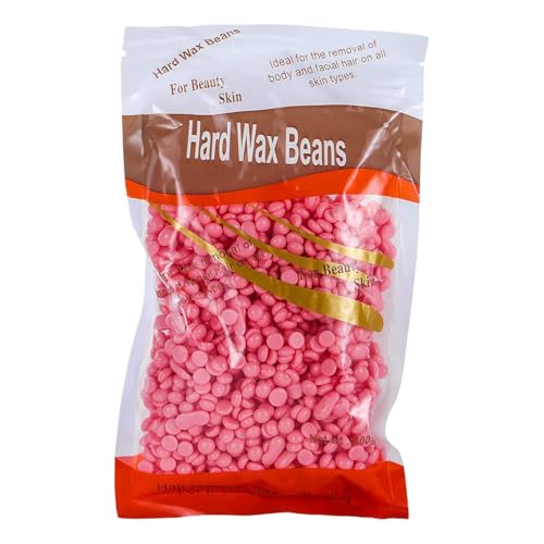 Perlas de cera dura para la depilación | 100 g de granos depilatorios orgánicos | Perlas de cera dura - Para cara, cejas, axilas, zonas íntimas, codos, piernas, axilas, espalda