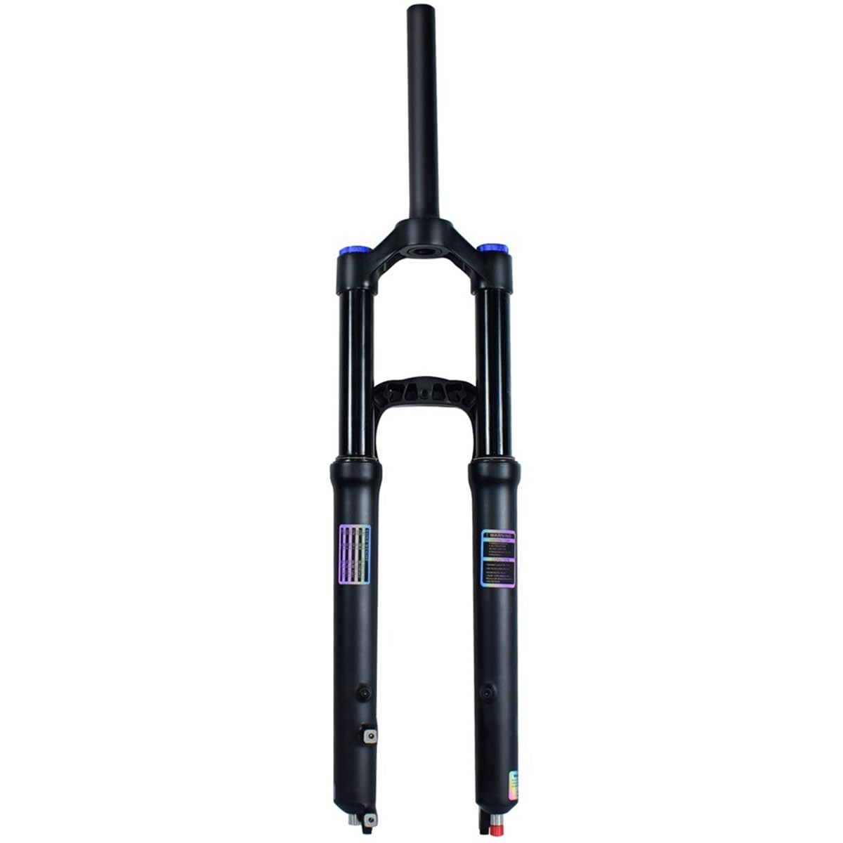 MTB rower górski aluminiowe widelce amortyzujące proste 1-1/8'' amortyzator rowerowy przedni widelec 27,5 29 cali podróż oś 140 mm QR 9 mm tłumienie odbicia