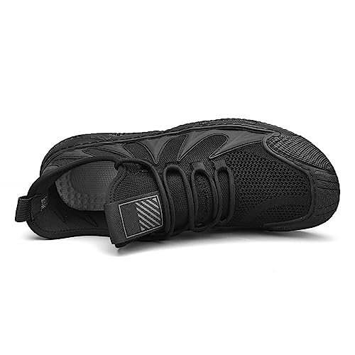 JiuQing Men's Hiking Shoes Breathable Mesh Outdoor Sneakers Lightweight Non-Slip Casual Camping Trekking Shoes4