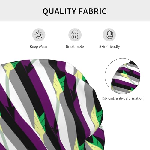 Ace ARO Combo Flag by Pride-Flags Children Hip Hop Knitted Hat Kids Elastic Leisure Knit Cap Warm Sleep Beanies Black3