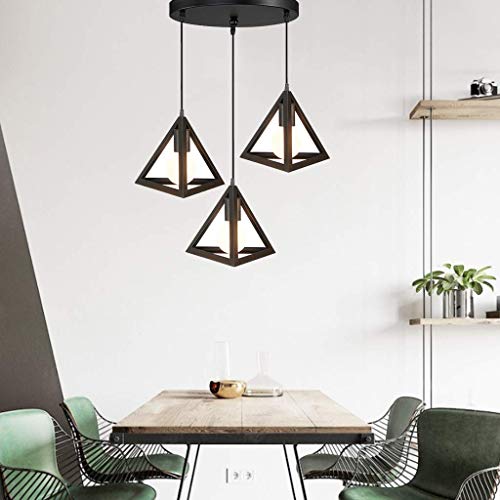 Lámpara Colgante Industrial Uopyne estilo vintage y retro para hogar 5