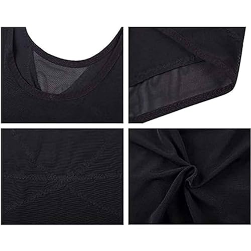 Covtional Sculptcore - Shaper Vest 2.0, Men's High Stretch Mesh Body Shaping Tank Top, Mens Compression Shirt (White,2XL)3