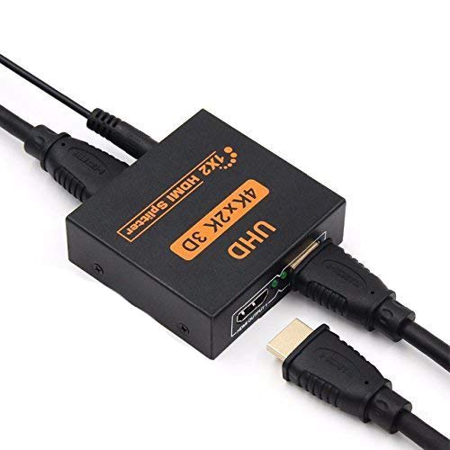 Tobo Hdmi Splitter 1 In 2 Out, 4K Hdmi Dual Splitter, Hdmi Male To Dual Hdmi Female, Compatible With 4K 3D 2K 1080P Ultra Hd Quality Video, Display At The Same Time Without Switching- Td-488H, Black (B082XY1B68) Amazon Price History, Amazon Price Tracker