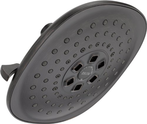 🔥 Cashback up to 70% Delta 52686-RB 3 Setting H2O kinetic Contemporary Raincan Showerhead, Venetian Bronze