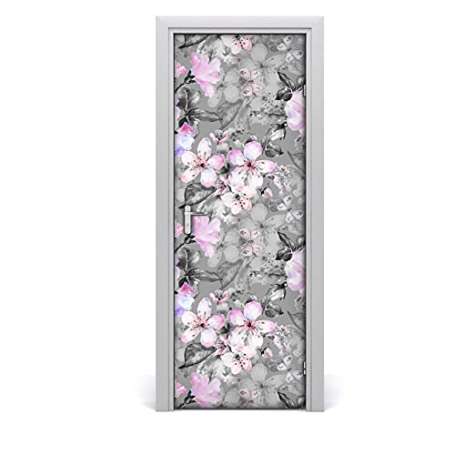 Autocollant de porte Magic-Stick imperméable et repositionnable 85x200 cm