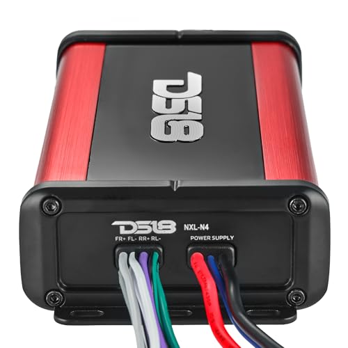 Amplificateur de puissance DS18 NXL-N4 4 canaux 600W full range stéréo audio pour voiture