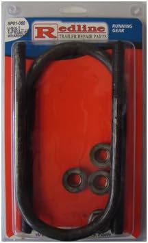 Redline U-Bolt, 3" Round X 7" Long 1/2" Diameter (Qty 2)