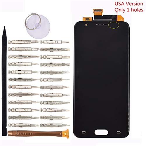 Image of LCD Screen Display with Digitizer Touch Panel Without Bezel Frame Compatible with Samsung Galaxy J5 Prime G570 G570F /DS G570Y-USA Version(Black)
