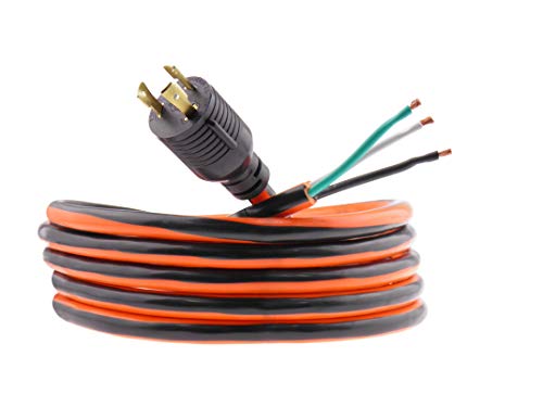 MPI Tools Nema L5-30 Generator Power Cord 3 Wire 3 Prong 10 Gauge
