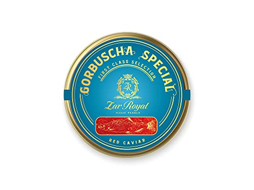GORBUSCHA SPECIAL | rote Perlen | rote Kaviar von Buckellachs | First class selection | 100 g | 24 Std. Lieferung