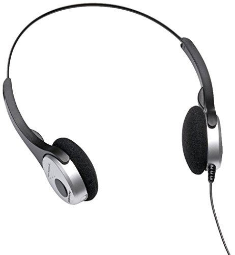 GRUNDIG Digta 565 Headphones with Wire, 95 dB, 2.6 m, Black, Silver, black / silver