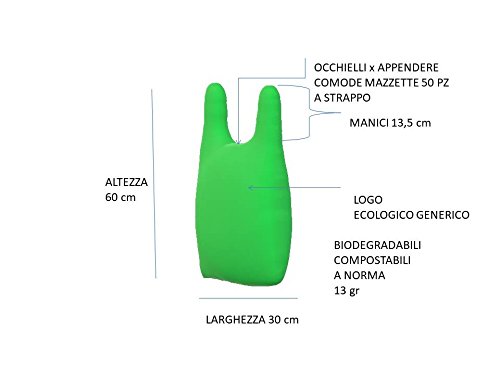 300 Borse Spesa 30x60 Maxi + 50 27x50 Medie