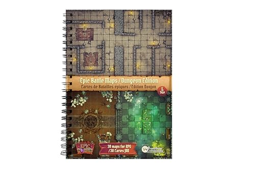 Epic Forge-Tablero de Mapas de Batalla : Mazmorras (297x218 mm)