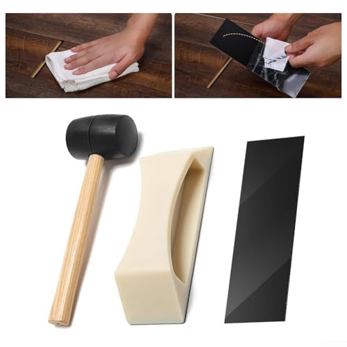 Kit de fixation parquet avec maillet et coussinets lavables pour sol stratifié et LVP - 3