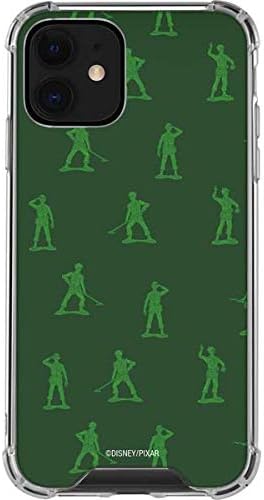 Skinit Clear Phone Case Compatible with iPhone 12 - Officially Licensed Disney Toy Story Sarge Army Print Design