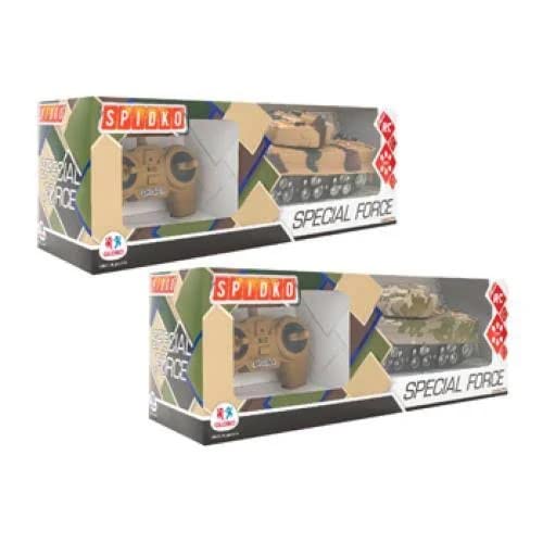  R/C CARRO ARMATO C/LUCI/SUONI FULL FUNCT 2COL.