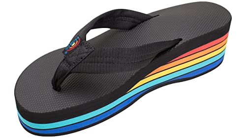 Rainbow Sandals Women's Six Layer Wedge Rubber 1