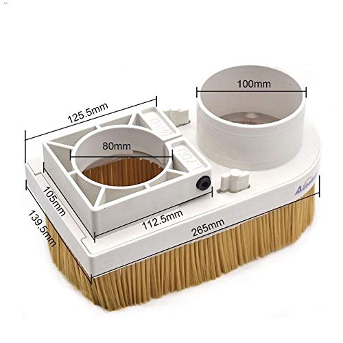 XIARUI Woodworking Machinery Parts 80mm 85mm Durchmesser Staubfänger Staubschutz-Bürste for CNC Spindelmotor-Fräsmaschine Fräser-Werkzeuge Tool Parts (Color : 80mm 100mm) Cover