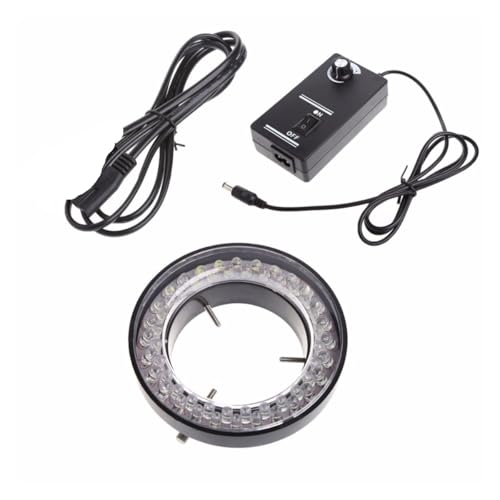 Microscope 60 LED Adjustable Ring Light Illuminator Lamp for Zoom Microscope