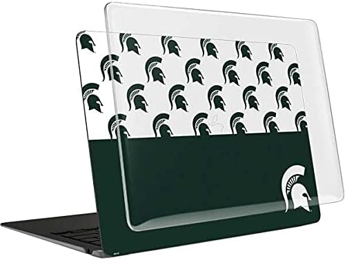 Skinit Case + Skin Compatible with MacBook Air 13in M1 (2021) - Officially Licensed Michigan State University Spartans MSU Split Design
