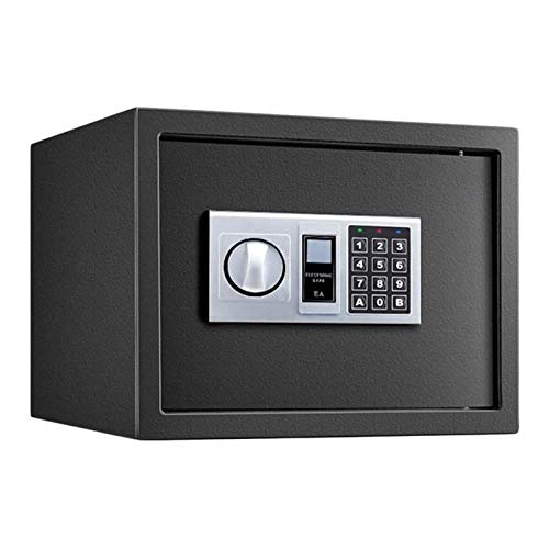 Personal Safe Security Digital Lock Box Key Combination Code Safes Box Steel Box Electronic Small Safes For Home Office Hotel (Color : Black) #TOP6