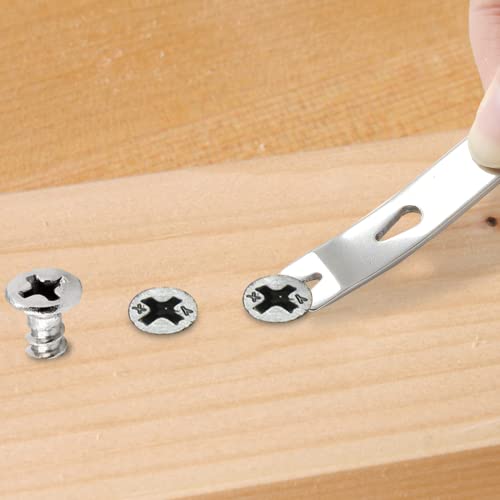 Biaundo 4 Pcs Mini Crank Crowbar, Stainless Steel Mini Edc Pry Bar Keychain Multi-Function Pocket Edc Tools Survival Scraper Opener For Outdoor, Indoors(3 Inch) #TOP5