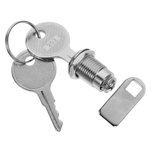 Toddmomy Cerradura de Leva de Aleación de Zinc 12 MM para Armarios y Cajones Cerradura de Repuesto para Buzones y Compartimentos de Almacenamiento Seguridad Alta para y Muebles