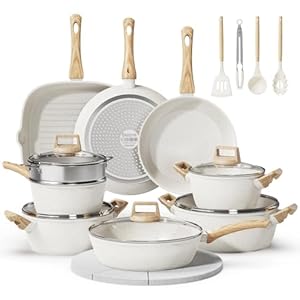 24 Pcs Pots and Pans Set, Non Stick...