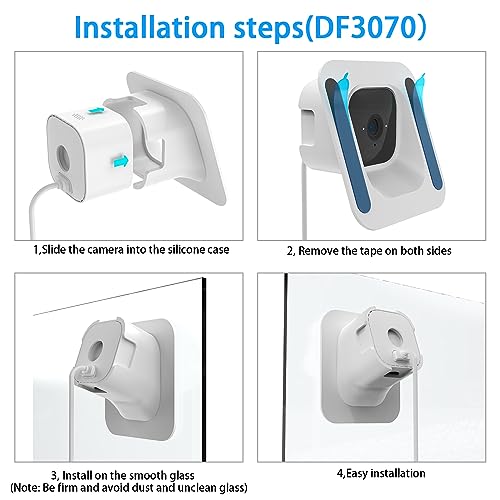 Support Blink Mini HOLACA blanc avec inclinaison 20 degrés et fixation adhésive - 6