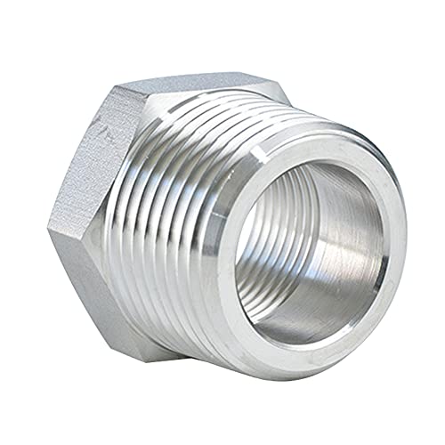Reductor de cabeza hexagonal de acero inoxidable NPT con rosca precisa 6