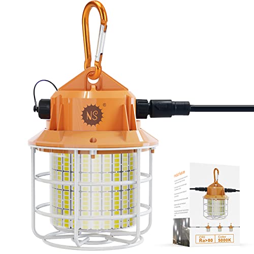 NS 60W Led Temporary Work Light 8700LM Construction Jobsite Lights 5000K Daylight White Portable...