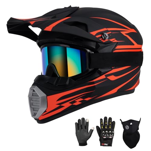 Youth Kids Motocross Helmet DOT Approved, Adult ATV Dirt