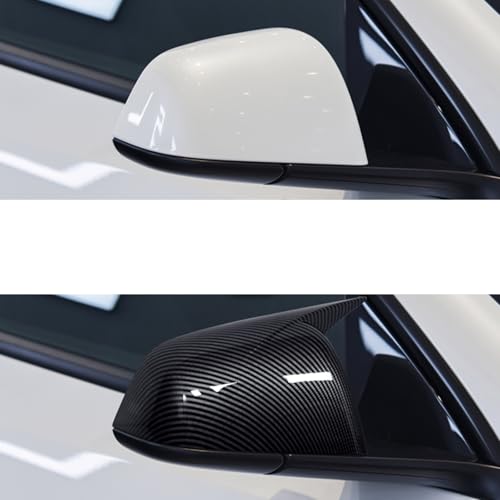 Accessoires Tesla Model Y 2020-2022 coque rétroviseur gauche carbone - 2