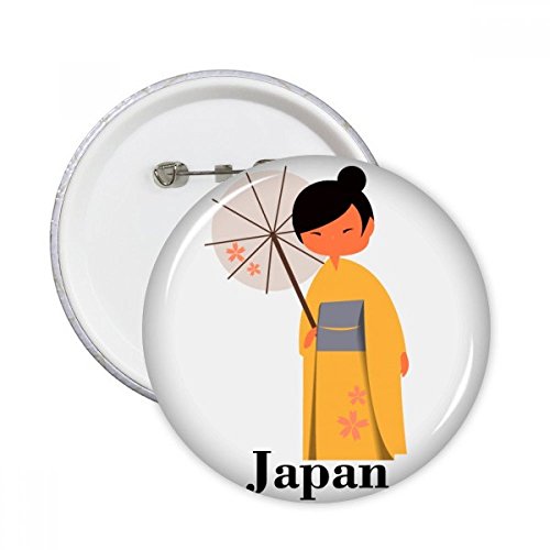 Badge rond japonais traditionnel : le cadeau déco vêtement idéal
