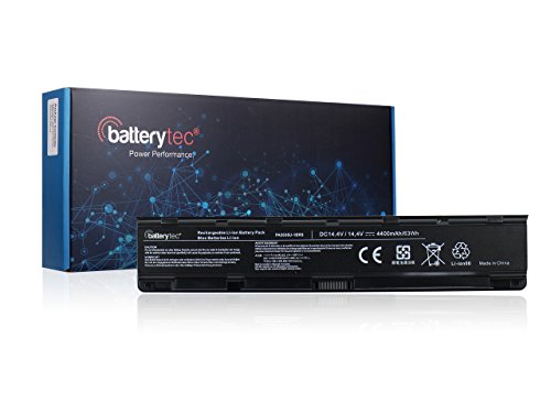 Batterytec® Akku für Toshiba PA5036U-1BRS, PABAS264, Toshiba Qosmio X70 X75 X77 X870 X875. [14.4V 4400mAh, 1 Jahr Garantie] Cover